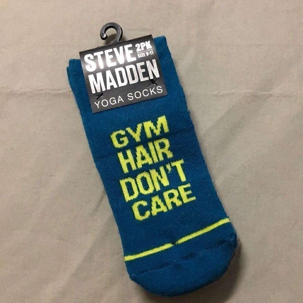 Steve Madden Yoga Socks - 2 Pack! NWT